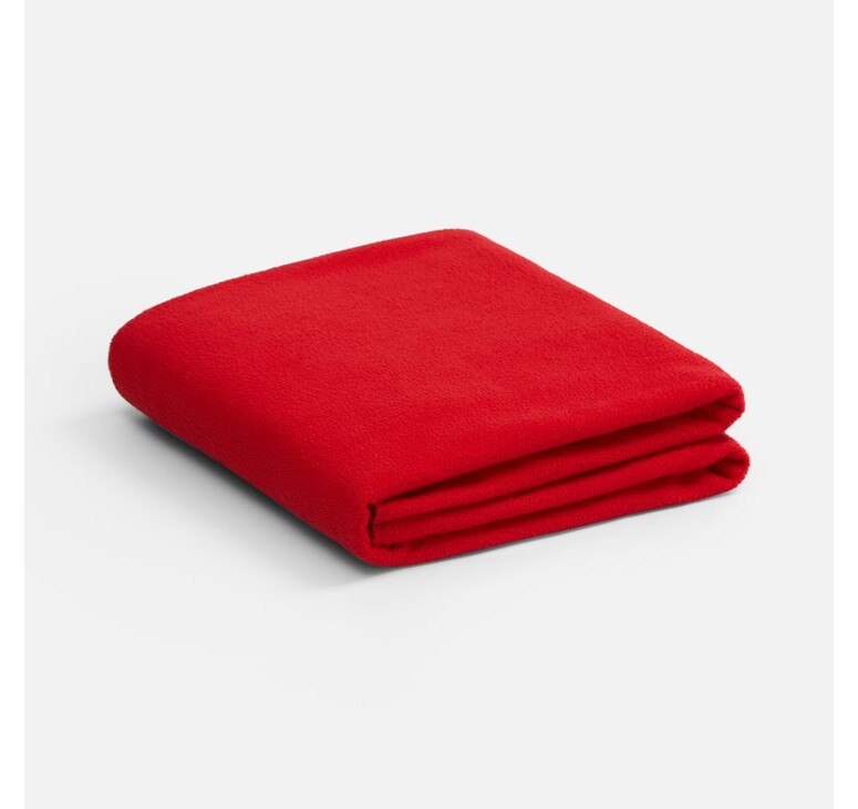 Флисовый плед Warm&Peace XL, красный