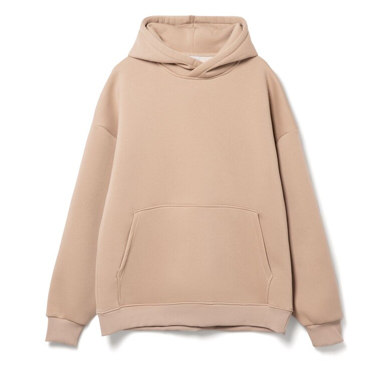 Худи Kulonga Oversize, бежевое, размер XS/S
