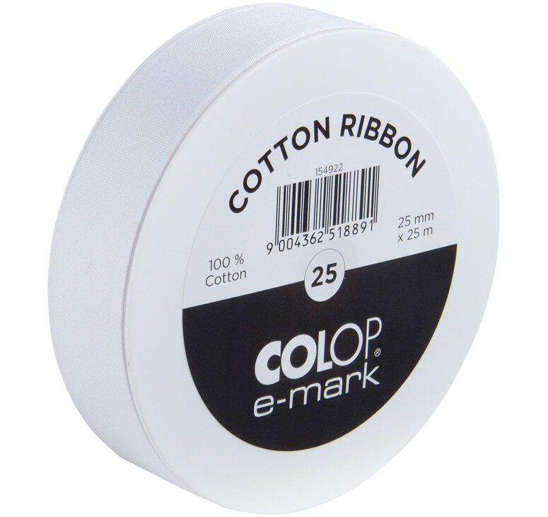 Лента Colop E-mark 25, белая