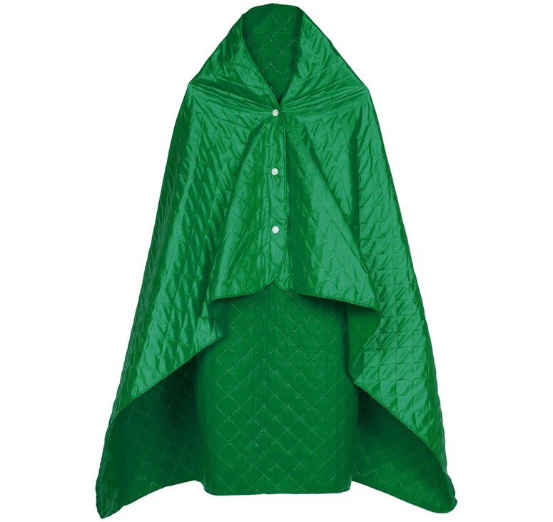 Плед-пончо для пикника SnapCoat, зеленый