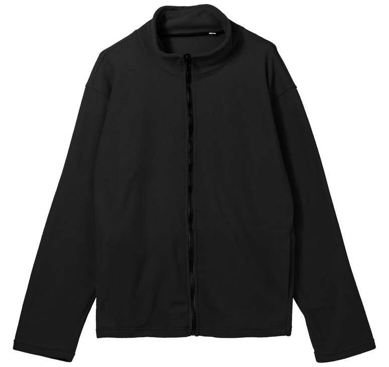 Куртка флисовая унисекс Manakin, черная, размер XS/S