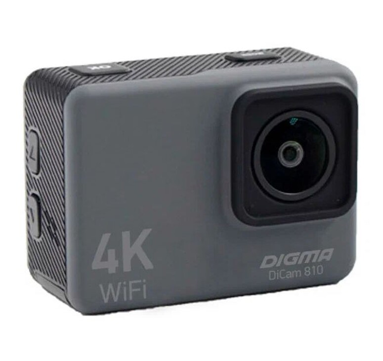 Экшн-камера Digma DiCam 810, серая