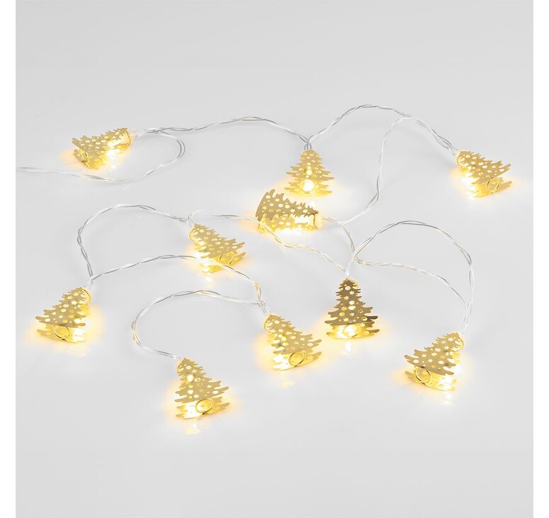 Светодиодная гирлянда Golden Lights, золотистая