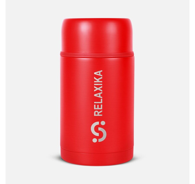 Термос для еды Relaxika 1000, красный