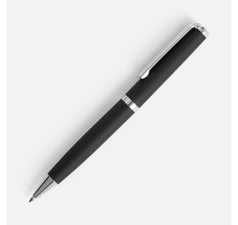 Ручка шариковая Inkish Chrome в футляре, черная