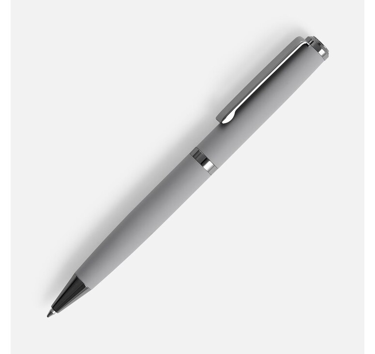 Ручка шариковая Inkish Gunmetal в футляре, серая