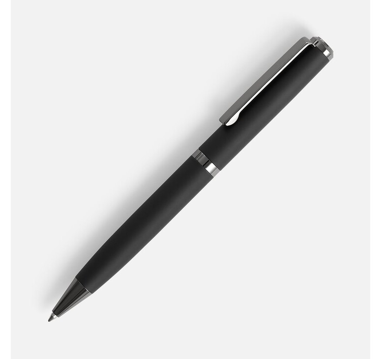 Ручка шариковая Inkish Gunmetal в футляре, черная