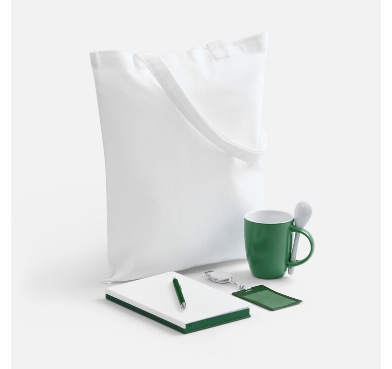 Набор Welcome Pack, зеленый с белым
