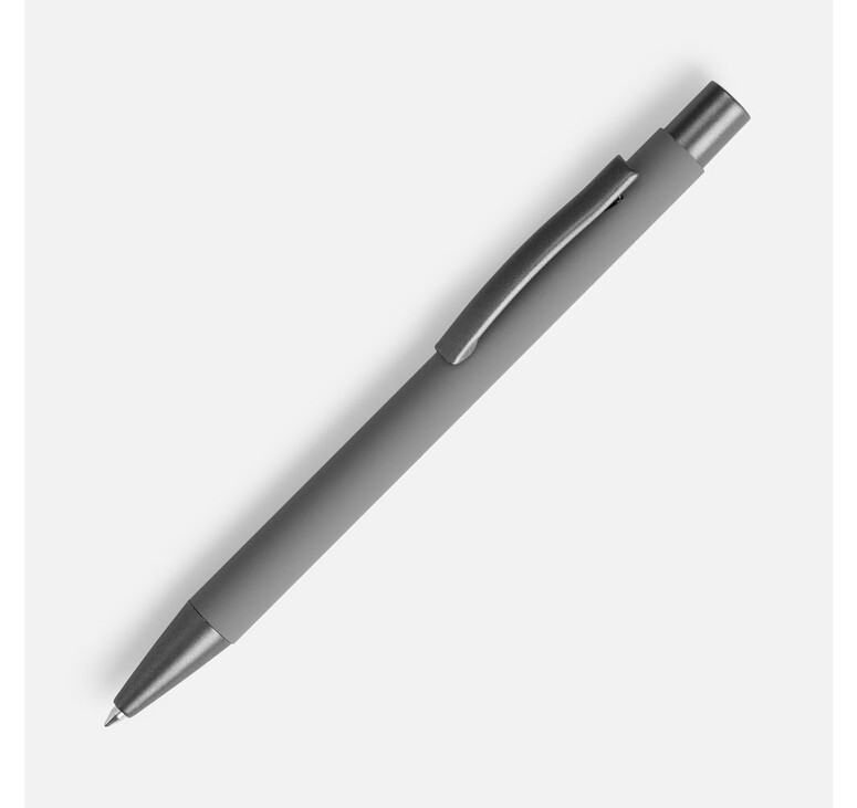 Ручка шариковая Atento Soft Touch, серая