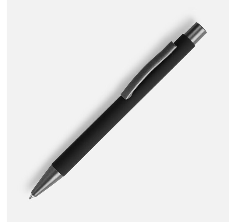 Ручка шариковая Atento Soft Touch, черная
