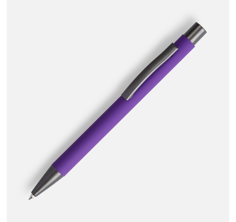 Ручка шариковая Atento Soft Touch, фиолетовая