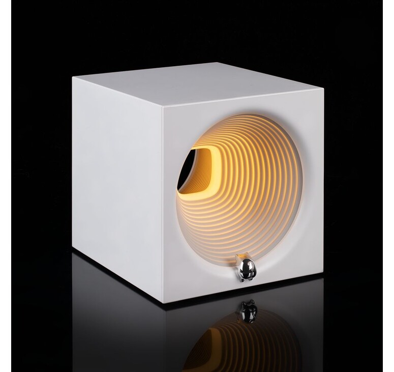 Bluetooth-колонка с подсветкой Volumetric, белая