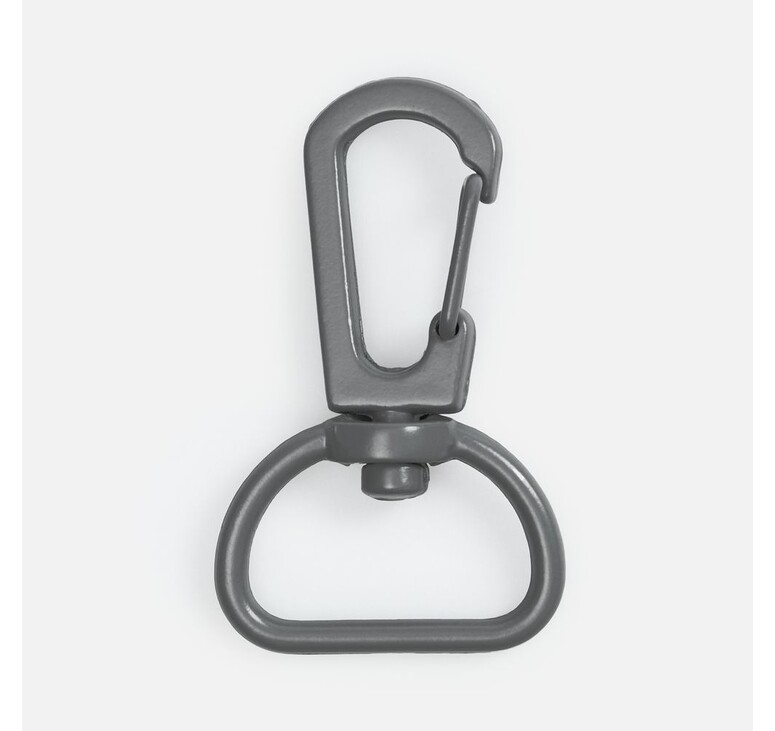 Застежка-карабин Snap Hook, M, серая