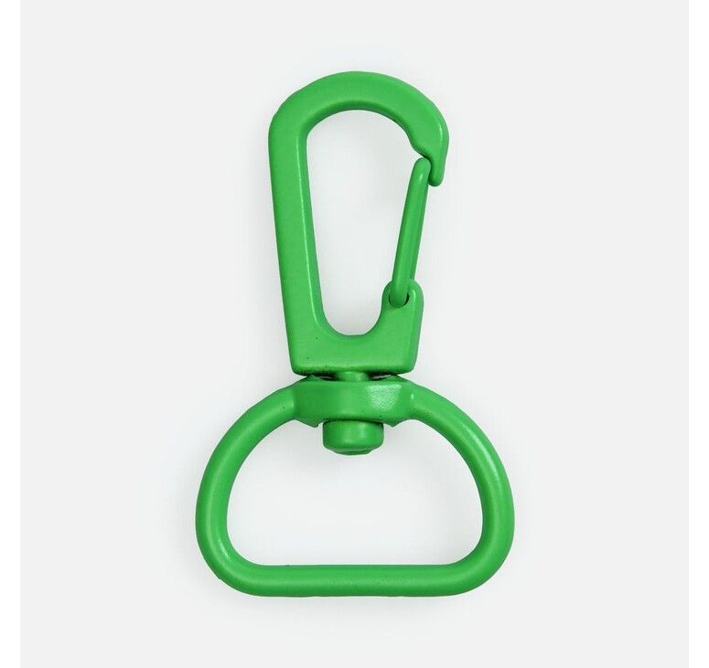 Застежка-карабин Snap Hook, M, зеленый неон