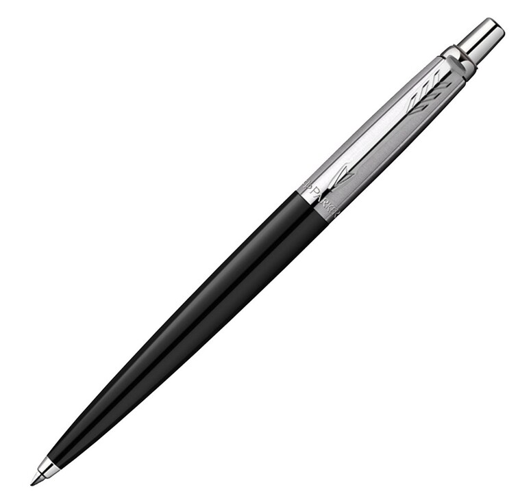 Ручка шариковая Parker Jotter Originals Black Chrome CT, черная