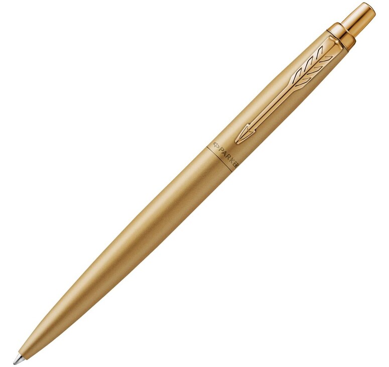 Ручка шариковая Parker Jotter XL Monochrome Gold, золотистая