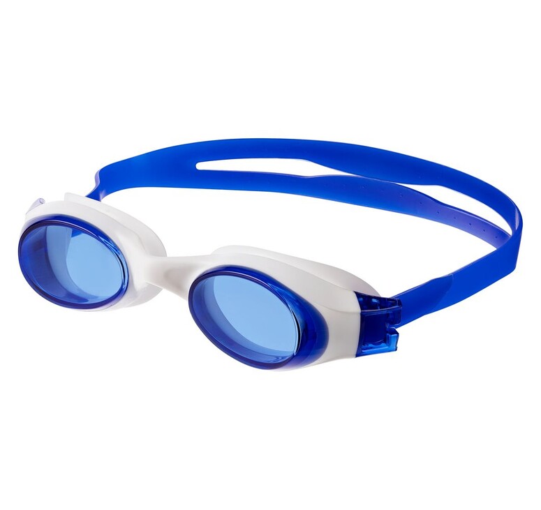 Очки для плавания Swimatic, синие с белым