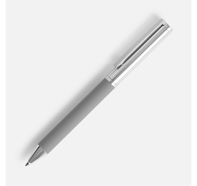 Ручка шариковая Eyeshot Soft Touch, серая