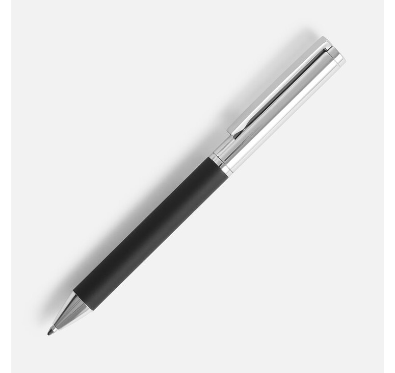 Ручка шариковая Eyeshot Soft Touch, черная
