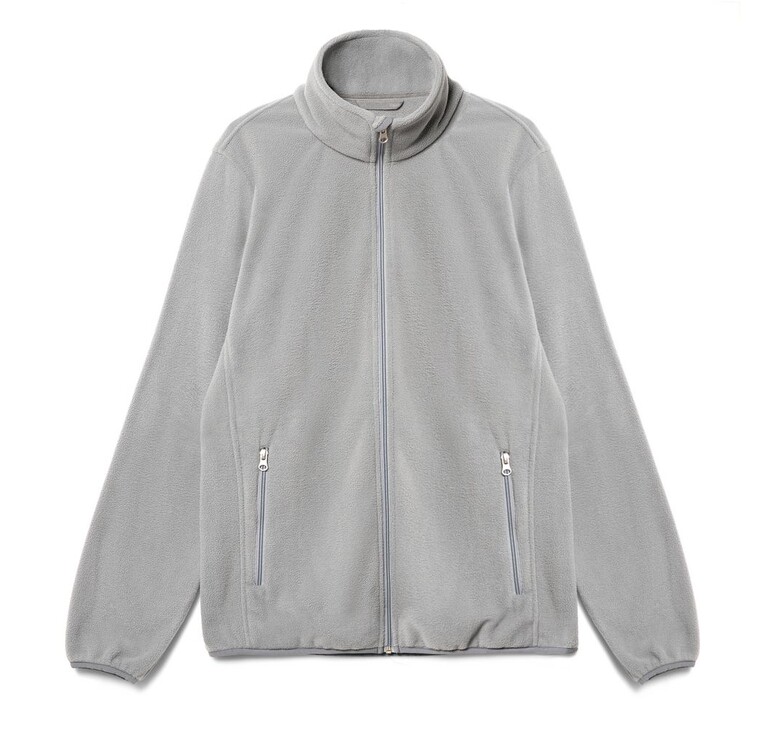 Куртка флисовая унисекс Nesse, серая, размер XL/XXL
