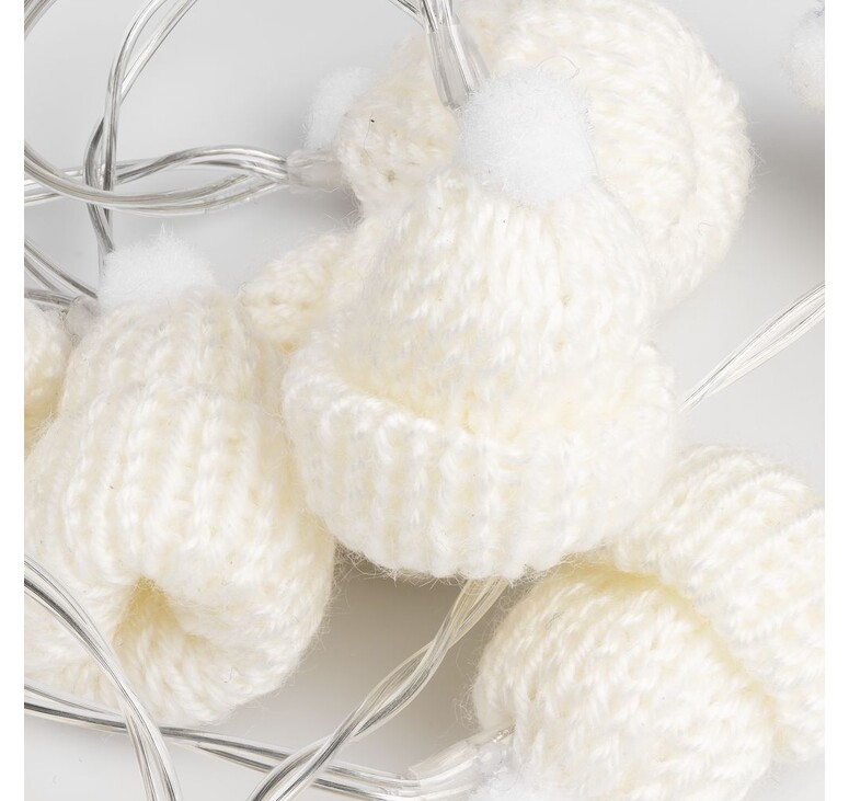 Гирлянда Cosy Poms, белая