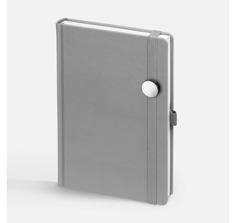 Ежедневник Favor Metal, недатированный, серый