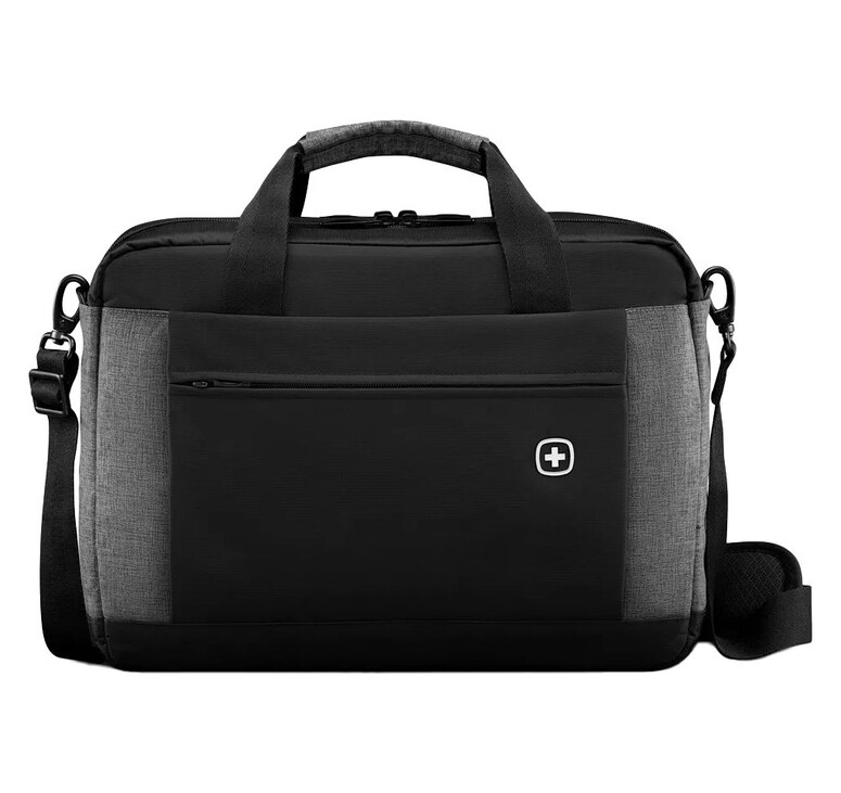 Сумка для ноутбука 16, черный с серым