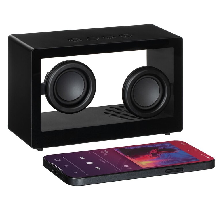 Bluetooth-колонка со светомузыкой Sensofonic, черная