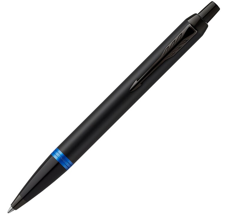 Ручка шариковая Parker IM Professionals Marine Blue BT, черная с синим