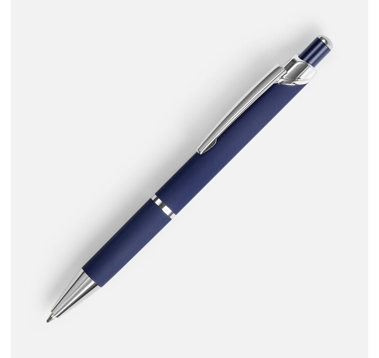 Ручка шариковая Chromos Soft Touch, синяя