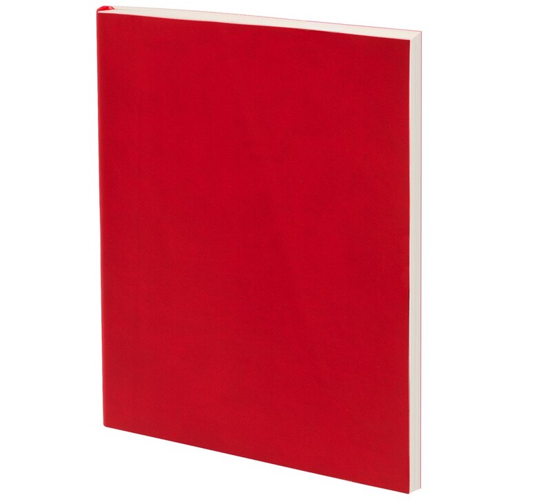Ежедневник Flat Light, недатированный, красный