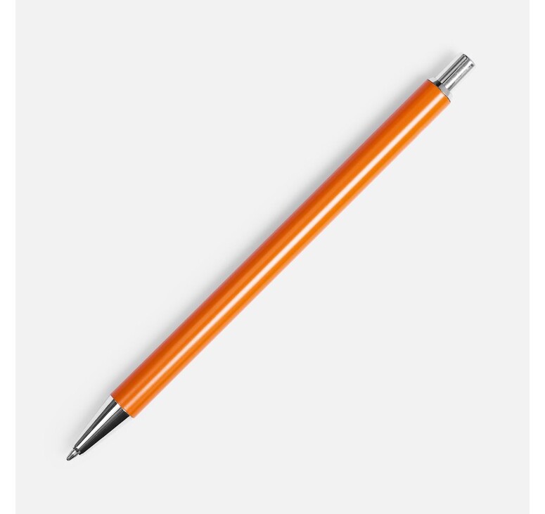 Ручка шариковая Slim Beam, оранжевая