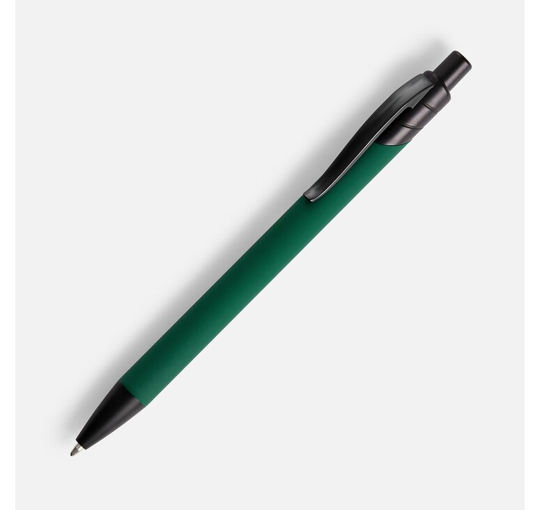 Ручка шариковая Undertone Black Soft Touch, зеленая