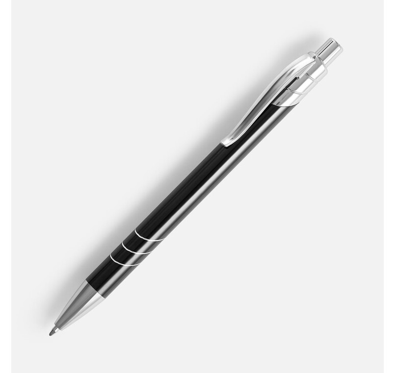 Ручка шариковая Undertone Metallic, черная