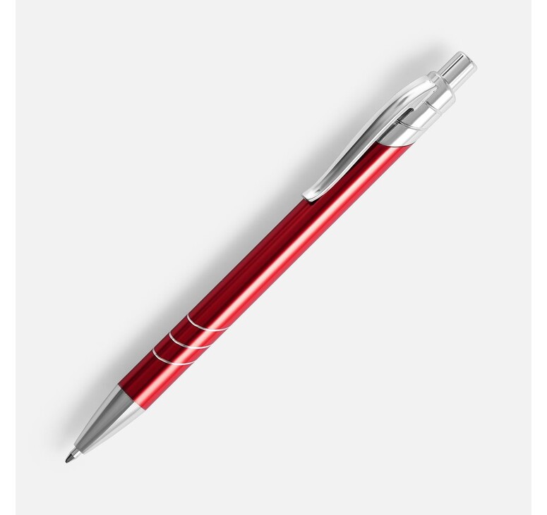 Ручка шариковая Undertone Metallic, красная