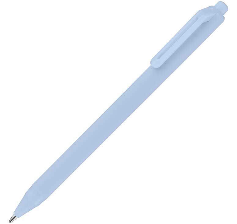 Ручка шариковая Cursive Soft Touch, голубая