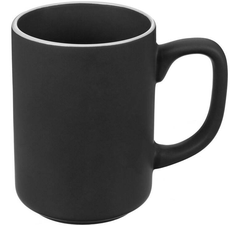 Кружка Mugful, темно-серая (графитовая)