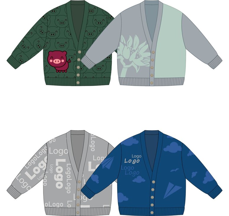 Кардиган Cozy Knit Grand на заказ, акрил, размер S/M