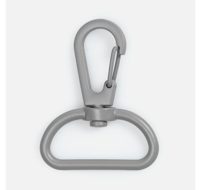 Застежка-карабин Snap Hook, L, серая