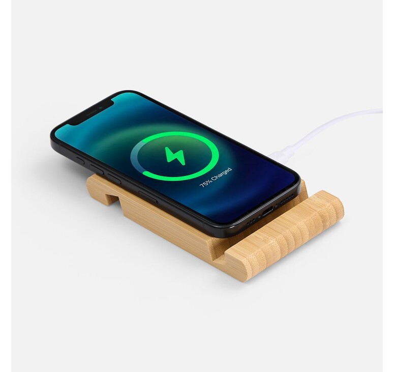 Подставка с беспроводной зарядкой Bamboost