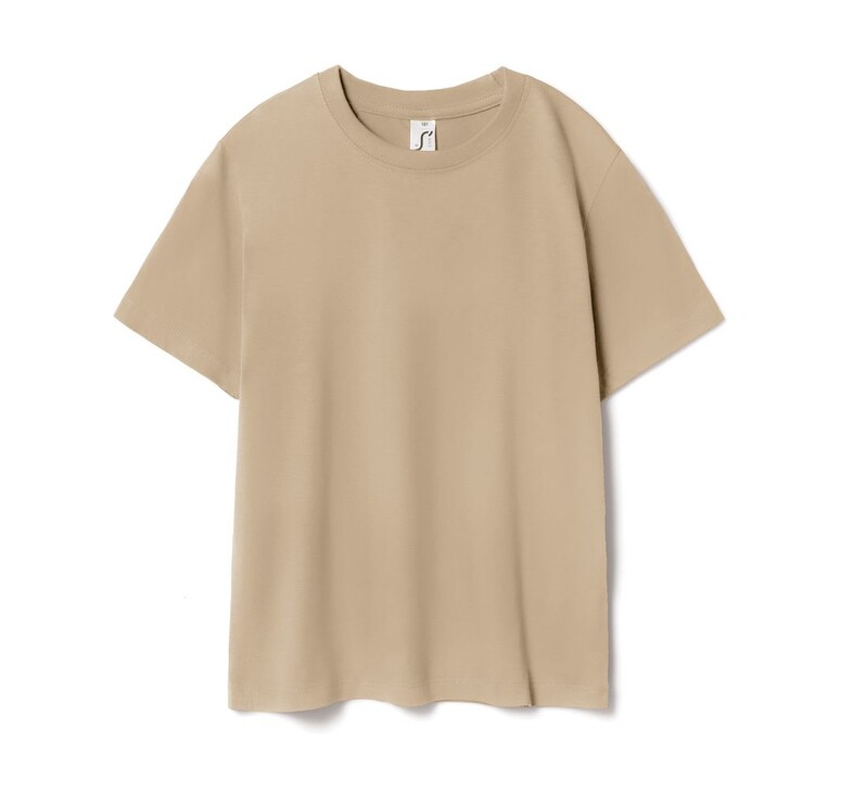 Футболка детская Regent Kids 150 бежевая (песок), на рост 96-104 см (4 года)