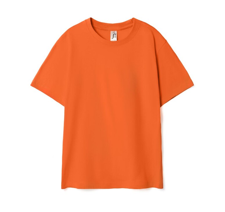 Футболка детская Regent Kids 150 оранжевая, на рост 96-104 см (4 года)