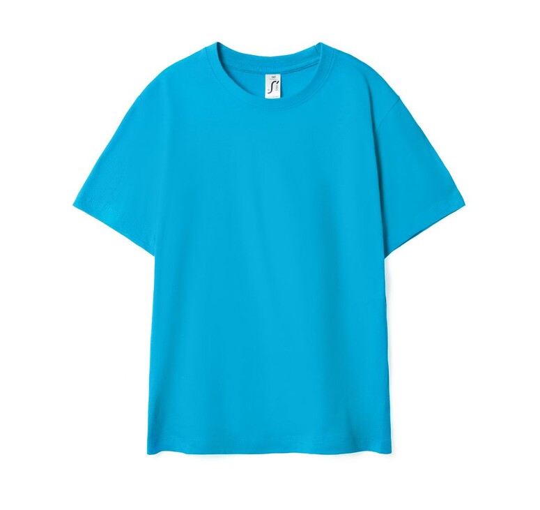 Футболка детская Regent Kids 150 бирюзовая, на рост 96-104 см (4 года)