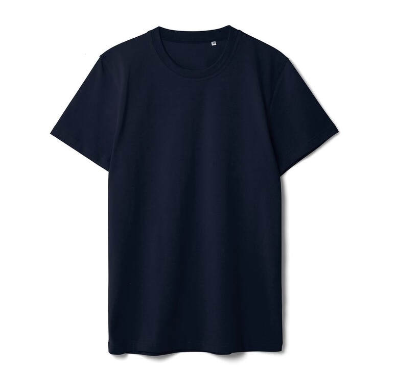 Футболка мужская T-bolka Stretch, темно-синяя (navy), размер S
