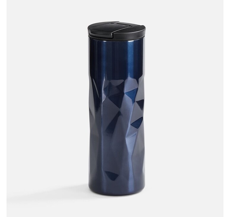 Термостакан Gems Black Sapphire, черный сапфир (синий)