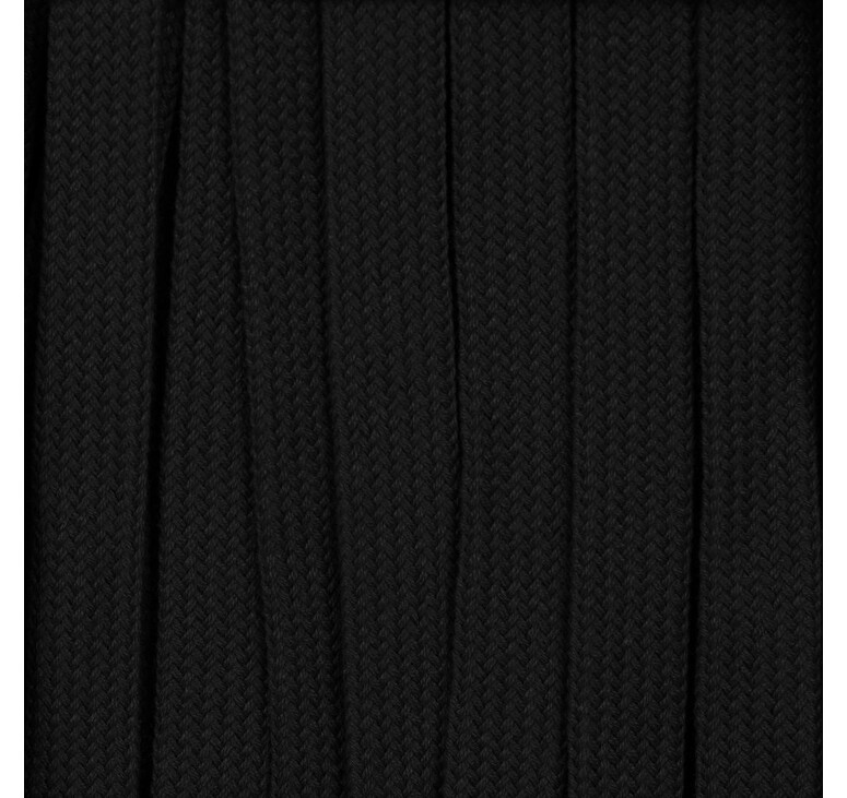 Плоский шнур Cord M, черный, 70 см