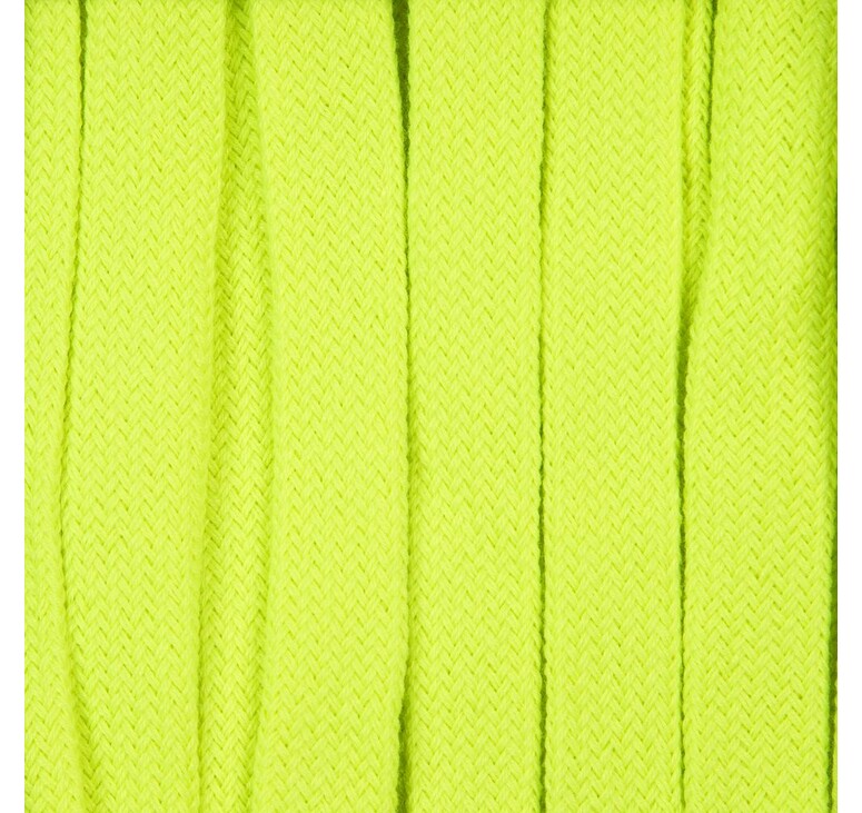 Плоский шнур Cord L, желтый неон, 150 см