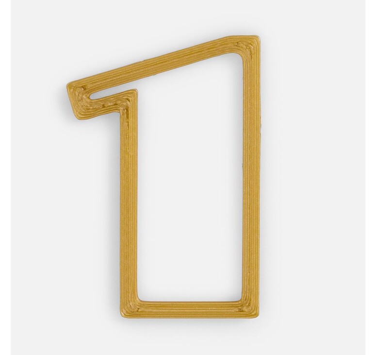 Подвеска Symbol, 3D-печать на заказ, цифра 1