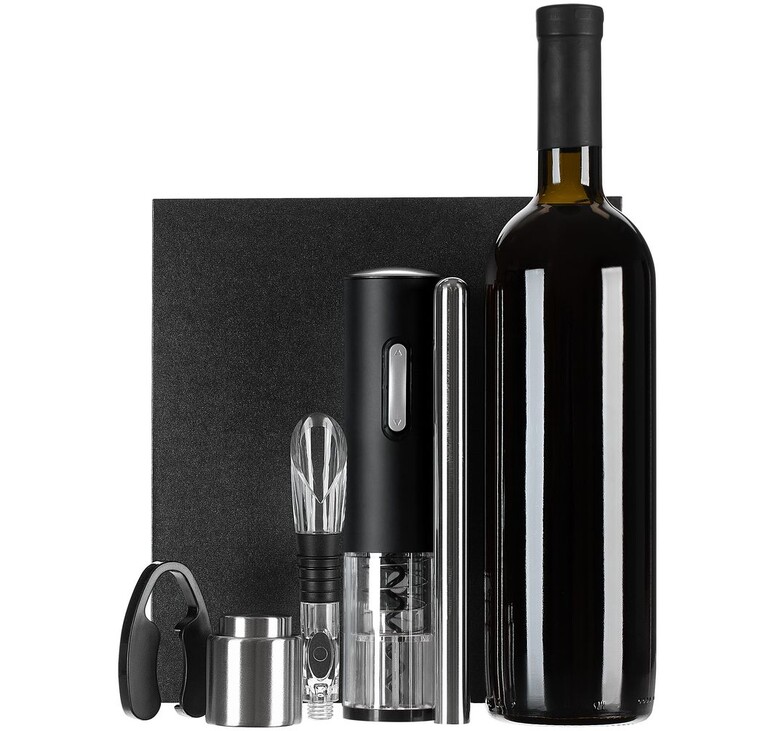 Винный набор Wine Diesel, черный
