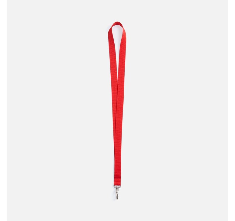 Лента для бейджа Pin, красная